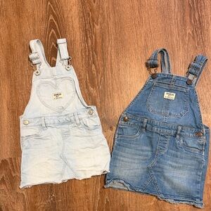 OshKosh B'gosh Kids dress Overalls - Light Blue and Dark Blue